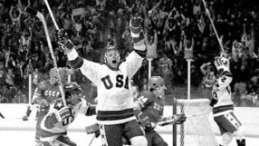 The sheer emotion of the Miracle On Ice.