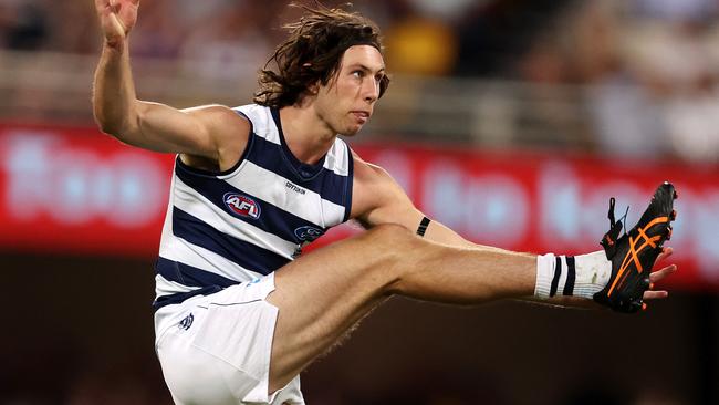 Jack Henry made another significant contribution for Geelong. Picture: Michael Klein