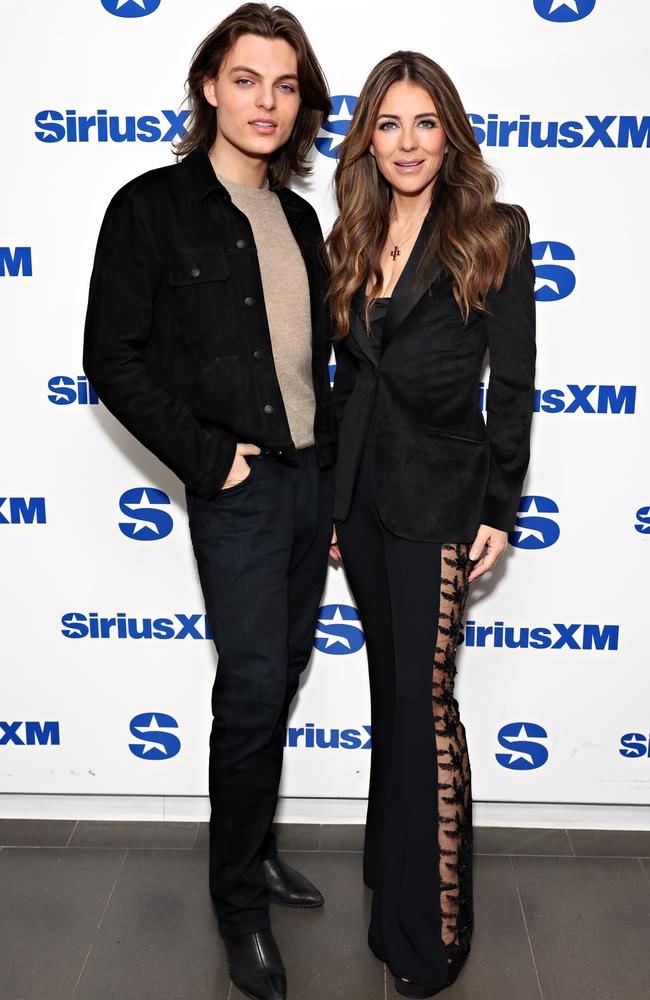 The mother-and-son pair look almost identical. Picture: Cindy Ord/Getty Images