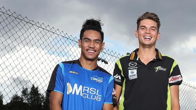 Dietrich Roache and Sydney Thunder’s Chris Green.