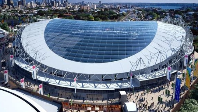 The hi-tech plan for Allianz Stadium. It will now be upgraded rather than rebuilt with whatever money is left over from the redevelopment of ANZ and Pirtek Stadium, in Western Sydney.