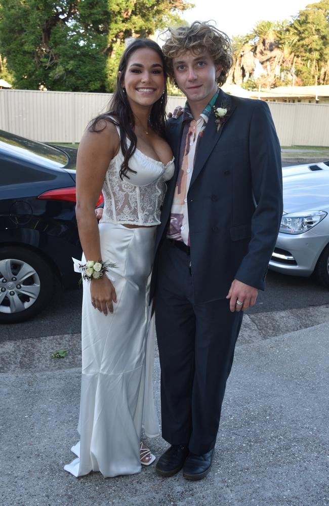 Agen Collen and Jake O'Hara at the Sunshine Coast Grammar School formal on November 17. Picture: Sam Turner