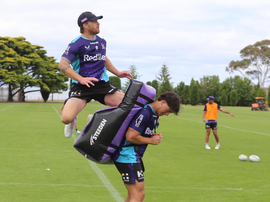 Bellamy has seen positive signs from Cameron Munster. Picture: Instagram