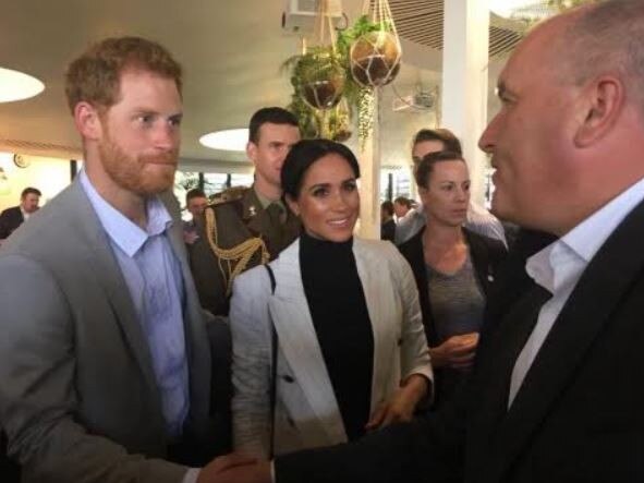 Staunch monarchist Mr Elliott was thrilled to greet Prince Harry and wife Meghan, and says bringing the Invictus Games to Sydney was one of his proudest moments.