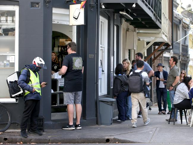 Popular sandwich takeaway shop in Darlinghurst where people still flock to in droves due to its value for money and quality, as cost of living soars. Jane Dempster/The Australian.