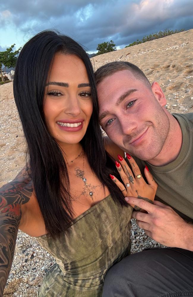 Nikki Saroukos was on her fourth trip to visit her US Army husband. Picture: Supplied