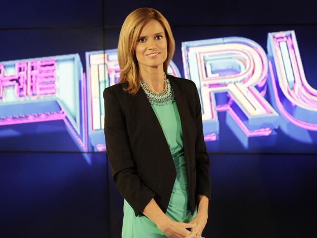 Julia Baird as host of The Drum on The ABC.