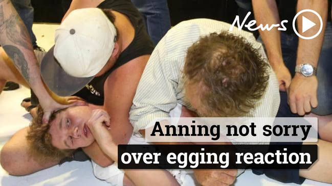 Fraser Anning: No regrets over egging reaction