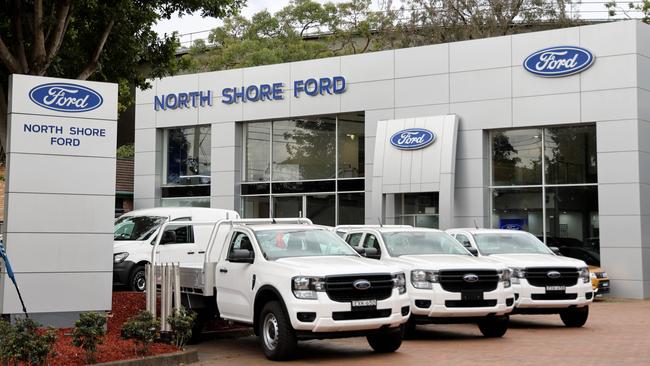 Ford has announced it will be cutting 400 jobs in Australia.Picture: NCA NewsWire / Damian Shaw