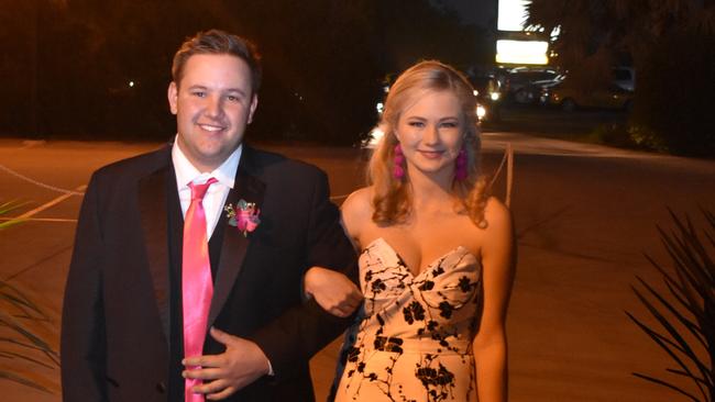 Jack Bishoff and Keeley Sorenson, St John's Senior Formal, Roma 2019.