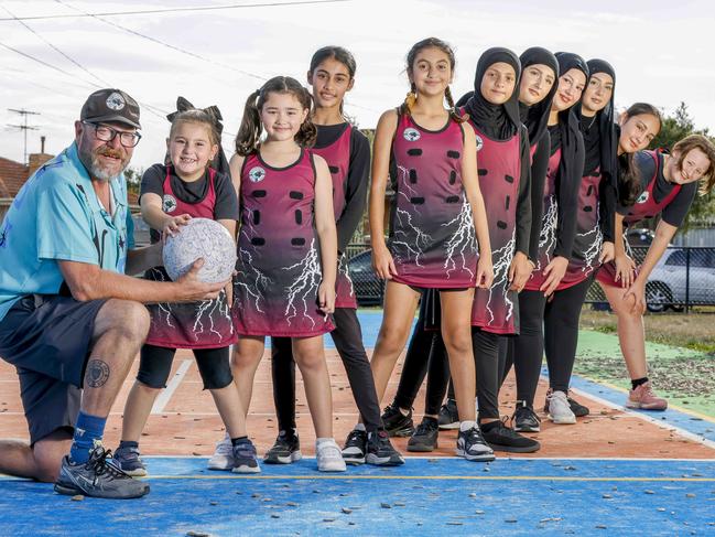 The Panthers have become the pride of Belle Vue primary – and playing for the team has instilled extra confidence in the school’s female students. Picture: Tim Carrafa