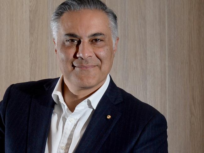 Ahmed Fahour, CEO of Latitude Financial Services, at the company's Docklands head office. Picture: Andrew Henshaw