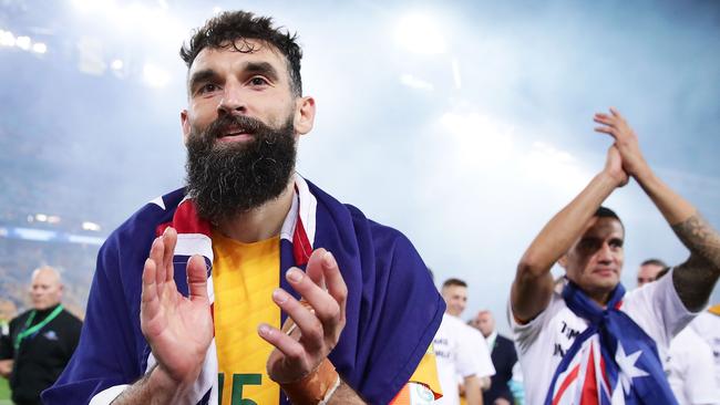 Australian captain Mile Jedinak after his hat-trick against Honduras in Sydney secured World Cup qualification.