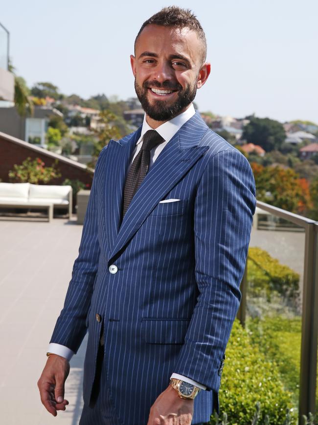 Sunday Telegraph - Real estate agent Gavin Rubenstein pictured at one of his properties he is selling in Bellevue Hill. Picture: Toby Zerna