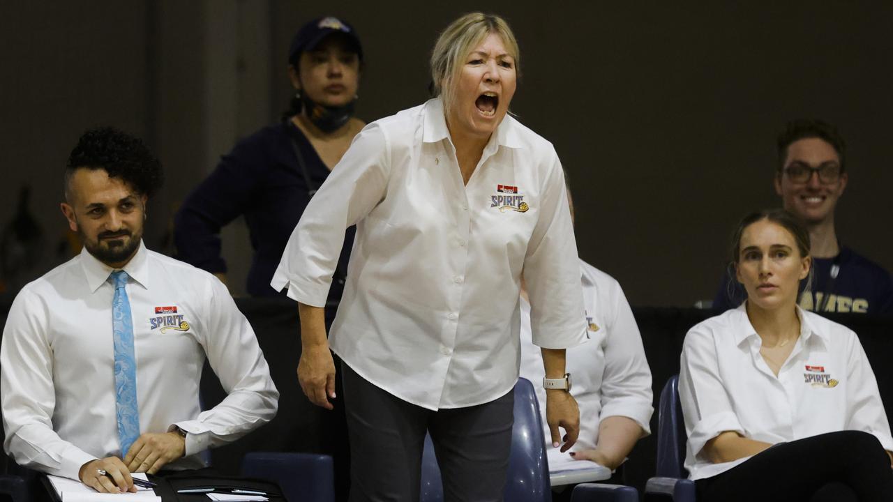 Tracy York while coaching the Spirit during the WNBL Picture: Mark Evans/Getty Images