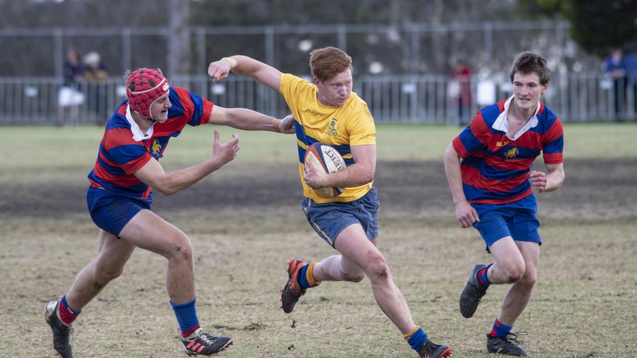 Second XVs Downlands vs TGS. O'Callaghan Cup Day at Downlands College. Saturday, August 6, 2022. Picture: Nev Madsen.