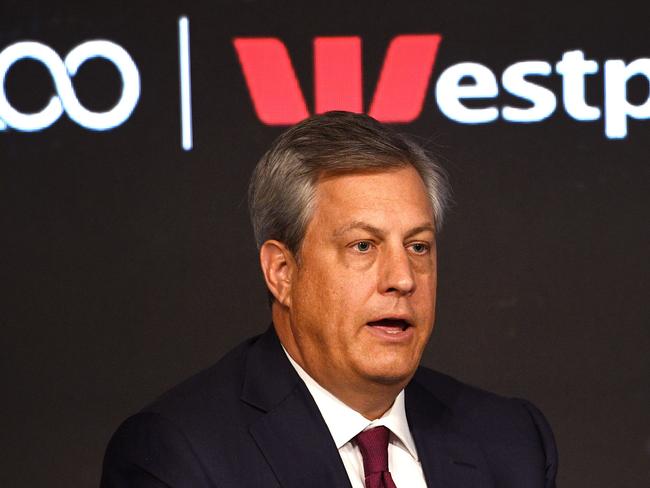 Westpac chief executive Brian Hartzer. Picture: AFP/William West