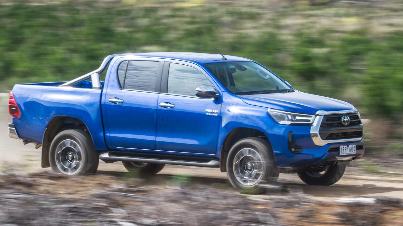 Toyota’s HiLux has dominated the car market this year. Picture: Thomas Wielecki