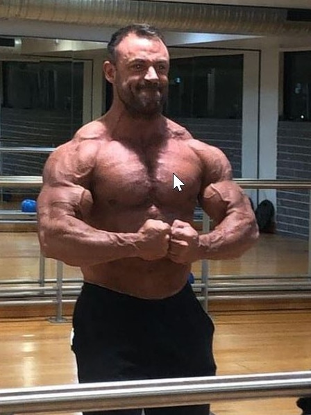 The bodybuilder is now charged with misconduct of a public official after allegedly sneaking contraband into prison while working as a corrections officer. Picture: Instagram