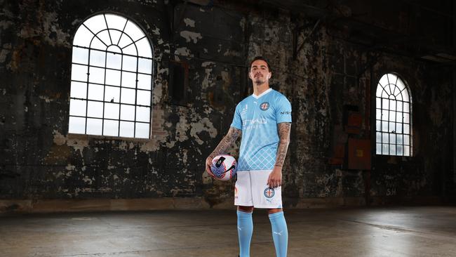 Melbourne City’s Jamie Maclaren wants to ‘entertain’ during the 2023-24 A-League season. Picture: Mark Metcalfe/Getty Images