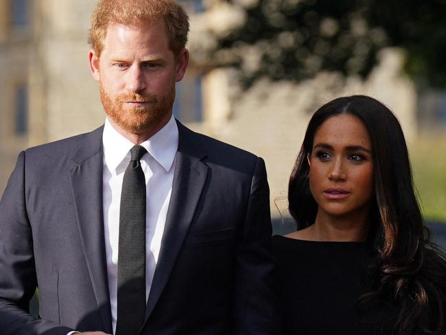 Prince Harry and Meghan Markle have landed millions in deals since leaving the royal family. Picture: Kirsty O'Connor/AFP