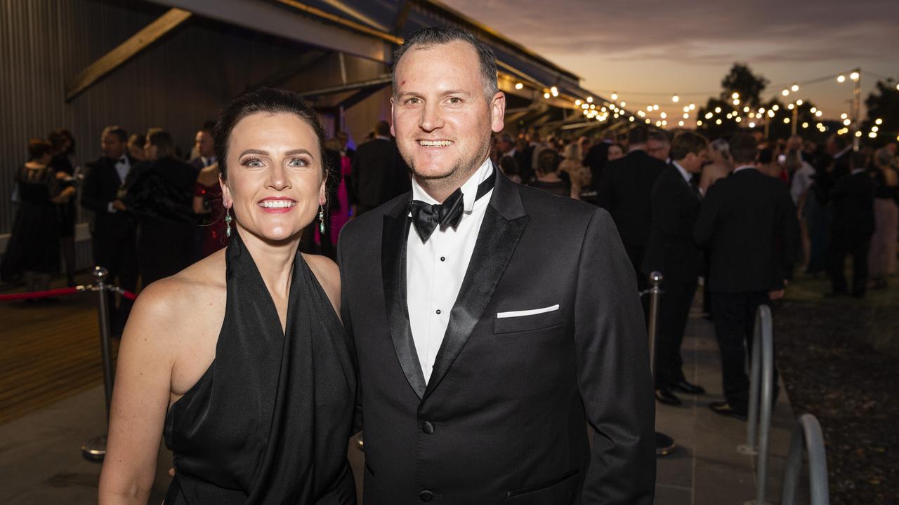 Elaine and Xavier Moar at LifeFlight Toowoomba Gala at The Goods Shed, Saturday, May 6, 2023. Picture: Kevin Farmer