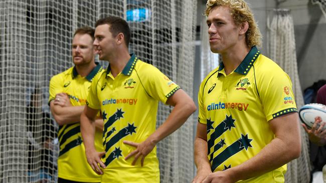 Ned Hanigan didn’t want to risk another hit. Photo: AAP Image/Bianca De Marchi