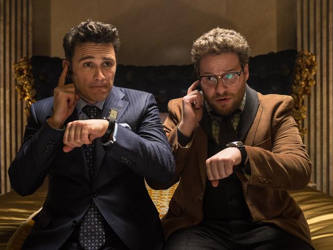 James Franco and Seth Rogen in a scene from The Interview.