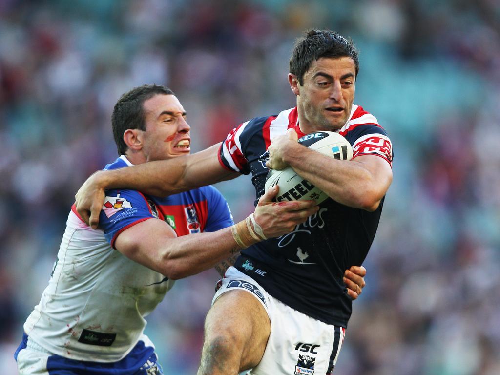 Former Roosters and NSW star Anthony Minichiello (right) was Heeney’s hero.