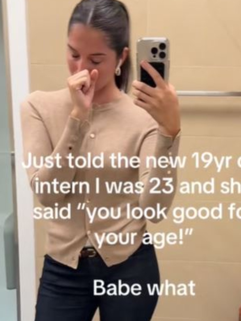 The comment made the 23-year-old say “what?” Picture: Instagram/ francesca__xoxoxo