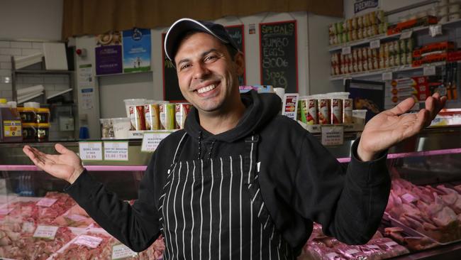 Mark Imbesi at the poultry shop. Picture: Nicole Cleary