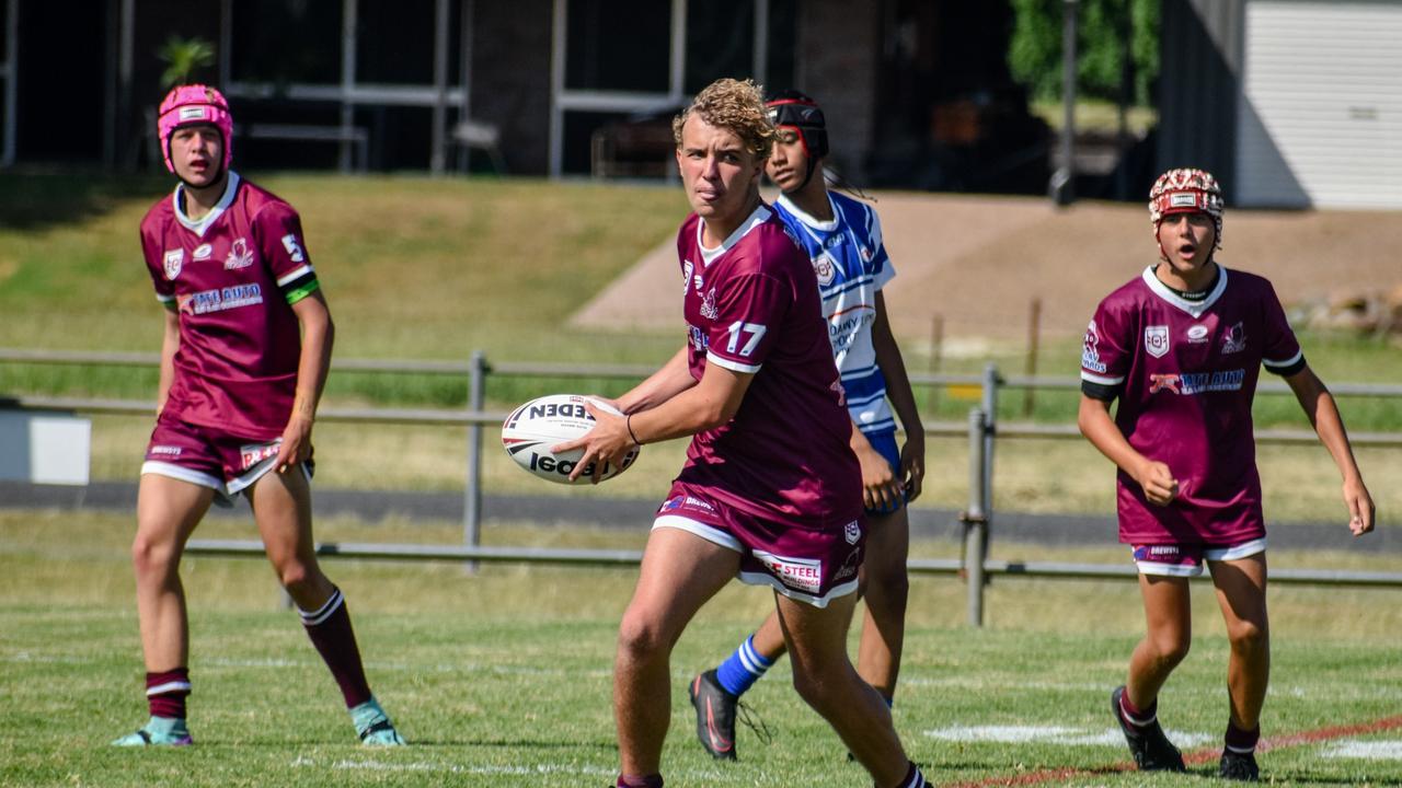 Benji McCarthy in action for the Dalby Devils.