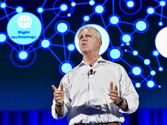 NBN Co chief executive officer Bill Morrow says Australia’s National Broadband Network will reach half of Australian homes and businesses by June. Picture: Supplied