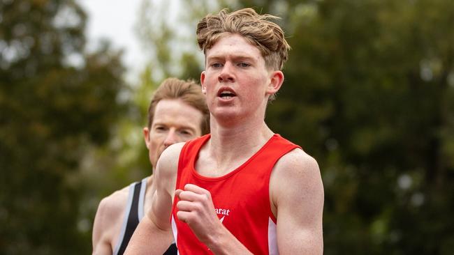 Riley Shillito finished second in the 2000m steeplechase last year and will look to improve on that this year. Picture: Ballarat YCW.