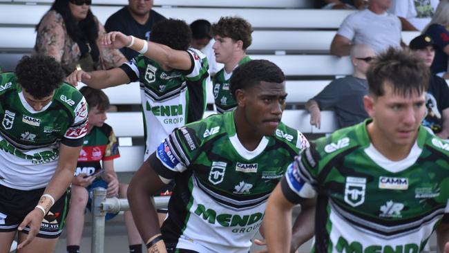 Meninga Cup semi-final action between the Ipswich Jets and Townsville Blackhawks. Saturday April 15, 2023.