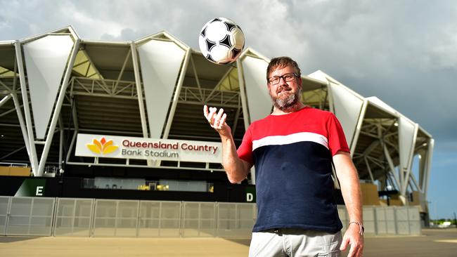 Ross Pettigrew is excited for a Crystal Palace v Brisbane Roar game to be played at Queensland Country Bank Stadium in Townsville