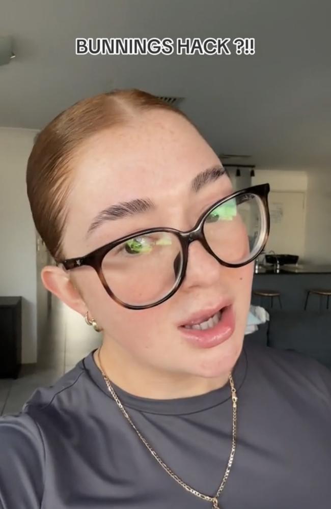 A Perth woman has detailed her surprise after a Bunnings employee told her about a little-known returns policy. Picture: TikTok/georgiamagilll
