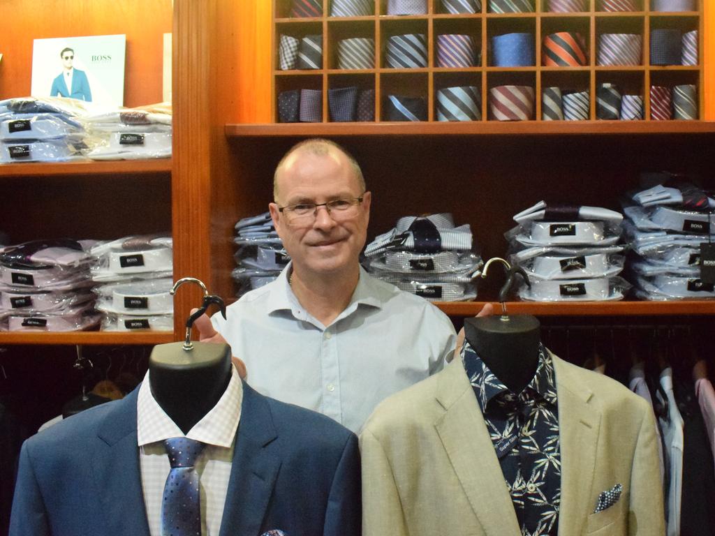 Brett Burke, who with partner Sonya, took over Mark Bunt Menswear in 2021.