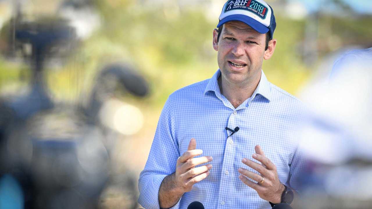 Minister for Resources and Northern Australia Matt Canavan said the Satellite-Based Augmentation System could revolutionise a variety of industries, including mining, farming and even within the disability sector. Picture: Matt Taylor GLA090519ODOWD