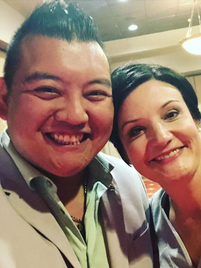 Kenrick Cheah with ALP leader Jodi McKay who has been ‘shocked’ by the allegations.