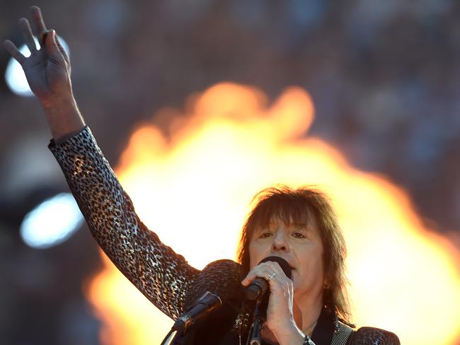 Sambora was panned on social media for his ‘performance’. Picture: AAP Image/Paul Miller