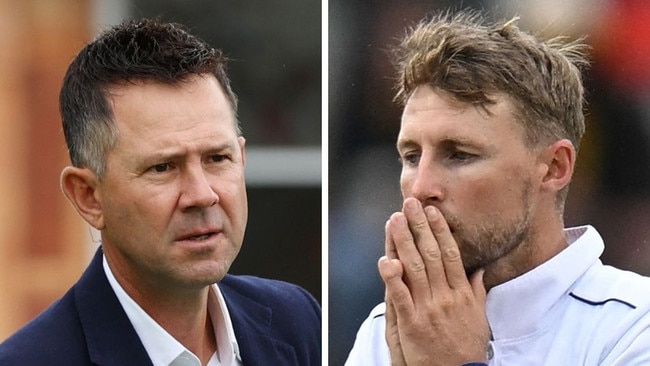 Ricky Ponting has revealed he sought out Joe Root to clear the air. Pictures: Getty