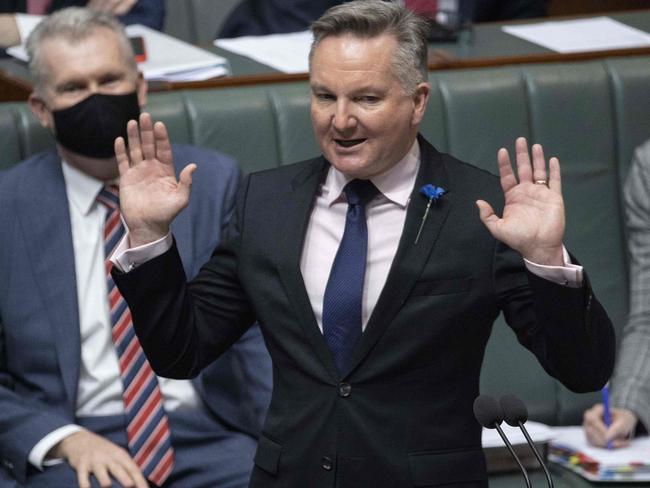 Energy minister Chris Bowen. . Picture: NCA NewsWire / Gary Ramage