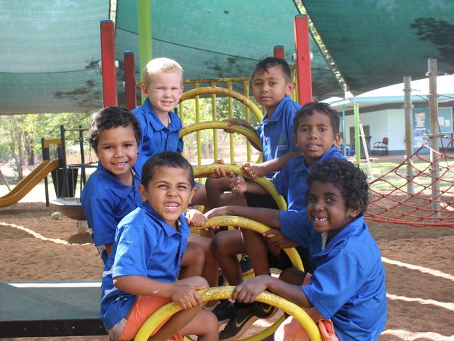 BATCHELOR AREA SCHOOL. PICTURED: Eli Deveraux, Daisy Yates, Curtis McKenzie-Robertson, Gregory Beckett, William Jones, Tyler Herre