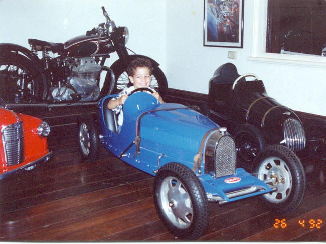 Even as a youngster Daniel Ricciardo loved cars.