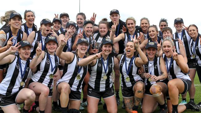 Claremont win the Division Two SFLW Grand Final.Picture: Linda Higginson / Solstice Digital