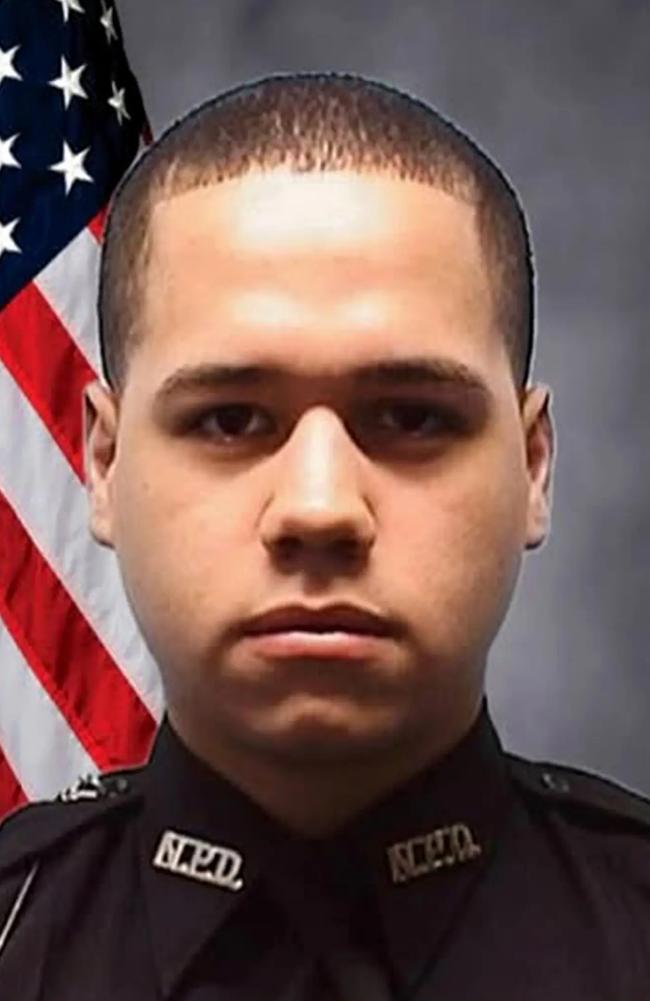 Detective Joseph Azcona, 26, died in the hospital after being shot on March 7. Picture: Newark Police via North Bergn PD