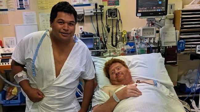 Gympie man Keeley Webb was taken to Gympie Hospital after being trampled by a cow at work yesterday. Picture: Contributed