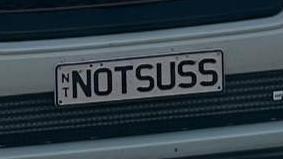 NT funny number plate, NOTSUSS. Picture: Facebook / Georgie Sinclair