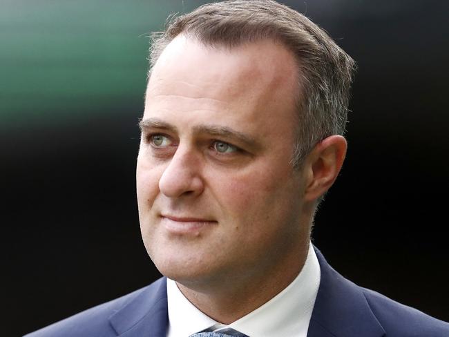 MELBOURNE, AUSTRALIA - MARCH 30: Member of the Australian House of Representatives Tim Wilson attends the state memorial service for former Australian cricketer Shane Warne at the Melbourne Cricket Ground on March 30, 2022 in Melbourne, Australia. Warne died suddenly aged 52 on Friday 4 March while on holiday in Thailand. (Photo by Darrian Traynor/Getty Images)